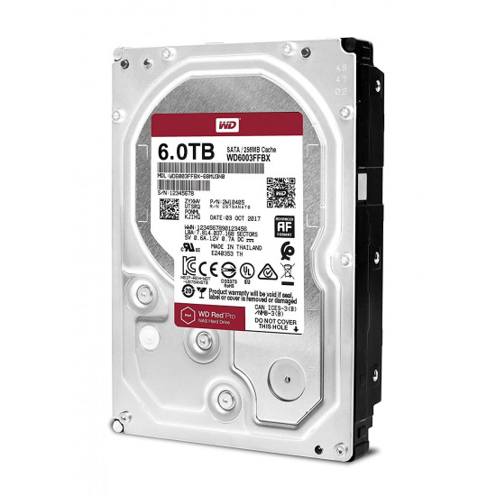 Хард диск WD Red Pro 6TB NAS 3.5" 6TB 256MB 7200RPM