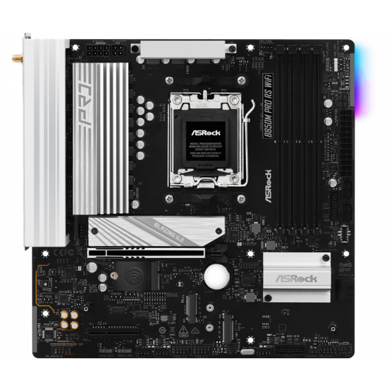 Дънна платка ASRock B850M Pro RS WIFI 6E socket AM5 Дънна платка ASRock B850M Pro RS WIFI 6E socket AM5
