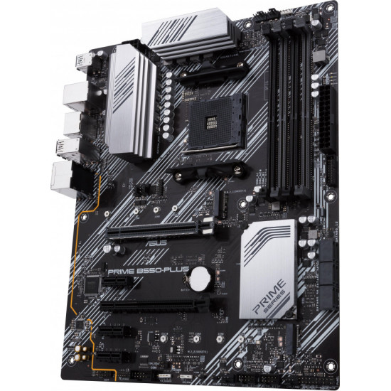 Дънна платка ASUS PRIME B550-PLUS socket AM4, 4xDDR4, Aura Sync, PCIe 4.0, Dual M.2 Дънна платка ASUS PRIME B550-PLUS socket AM4, 4xDDR4, Aura Sync, PCIe 4.0, Dual M.2