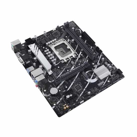 Дънна платка ASUS PRIME B760M-K D4, LGA 1700, mATX, 2xDDR4, 2xM.2 Gen4 Дънна платка ASUS PRIME B760M-K D4, LGA 1700, mATX, 2xDDR4, 2xM.2 Gen4