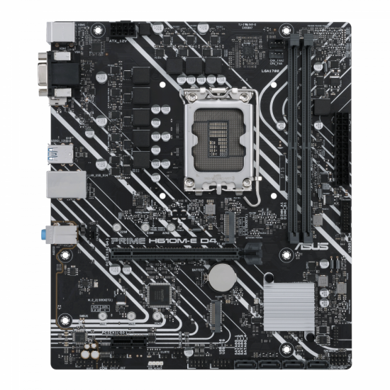 Дънна платка ASUS PRIME H610M-E-CSM DDR4, LGA 1700 mATX Дънна платка ASUS PRIME H610M-E-CSM DDR4, LGA 1700 mATX