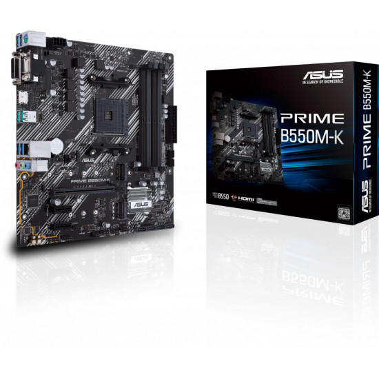 Дънна платка ASUS Prime B550M-K, socket AM4 Дънна платка ASUS Prime B550M-K, socket AM4
