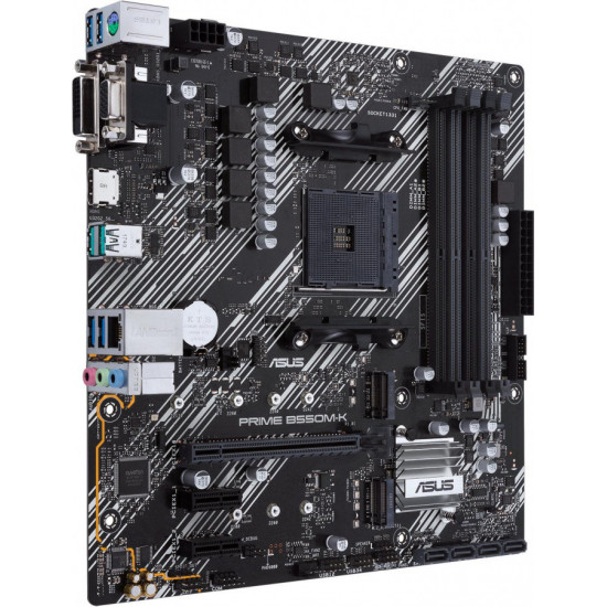 Дънна платка ASUS Prime B550M-K, socket AM4 Дънна платка ASUS Prime B550M-K, socket AM4