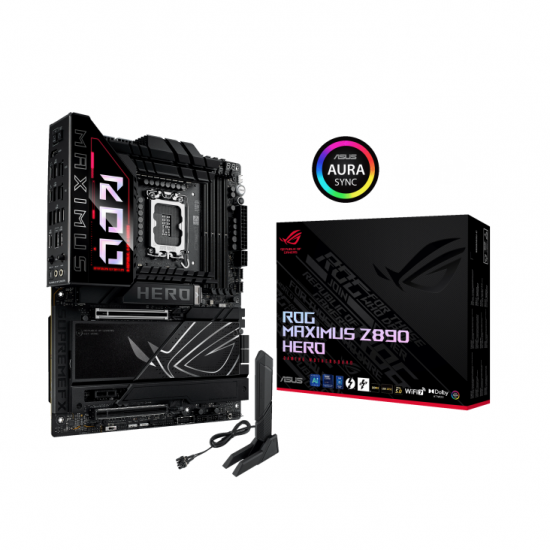 Дънна платка ASUS ROG MAXIMUS Z890 HERO, LGA 1851 Дънна платка ASUS ROG MAXIMUS Z890 HERO, LGA 1851