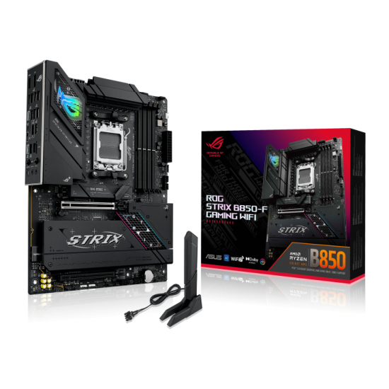 Дънна платка ASUS ROG STRIX B850-F GAMING WIFI 7 socket AM5 Дънна платка ASUS ROG STRIX B850-F GAMING WIFI 7 socket AM5
