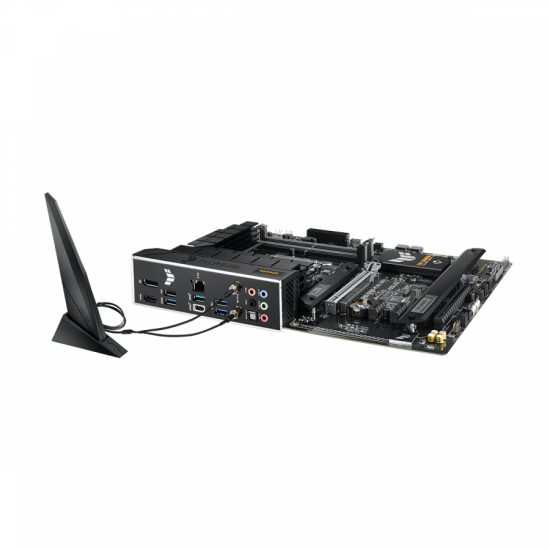 Дънна платка ASUS TUF GAMING B760-PLUS WIFI DDR5, LGA 1700 ATX, 4x DDR5, PCIe 5.0, WiFi 6, Aura Sync RGB Дънна платка ASUS TUF GAMING B760-PLUS WIFI DDR5, LGA 1700 ATX, 4x DDR5, PCIe 5.0, WiFi 6, Aura Sync RGB