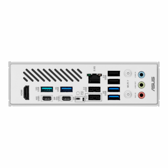 Дънна платка ASUS X870 MAX GAMING WHITE WiFi7 AM5 DDR5 Дънна платка ASUS X870 MAX GAMING WHITE WiFi7 AM5 DDR5