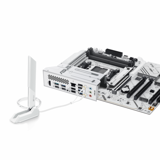 Дънна платка ASUS X870 MAX GAMING WHITE WiFi7 AM5 DDR5 Дънна платка ASUS X870 MAX GAMING WHITE WiFi7 AM5 DDR5