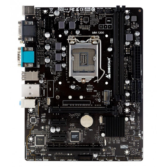 Дънна платка BIOSTAR H410MHG Version 6.0, mATX, socket 1200 Дънна платка BIOSTAR H410MHG Version 6.0, mATX, socket 1200