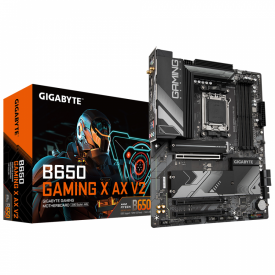 Дънна платка GIGABYTE B650 GAMING X AX V2, Socket AM5 Дънна платка GIGABYTE B650 GAMING X AX V2, Socket AM5