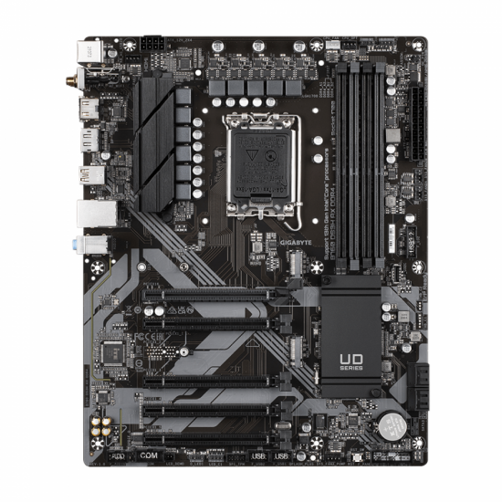 Дънна платка GIGABYTE B760 DS3H AX, socket 1700, ATX 4xDDR4, WIFI 6E, PCIe 4.0 Дънна платка GIGABYTE B760 DS3H AX, socket 1700, ATX 4xDDR4, WIFI 6E, PCIe 4.0