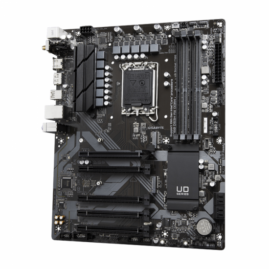 Дънна платка GIGABYTE B760 DS3H AX, socket 1700, ATX 4xDDR4, WIFI 6E, PCIe 4.0 Дънна платка GIGABYTE B760 DS3H AX, socket 1700, ATX 4xDDR4, WIFI 6E, PCIe 4.0