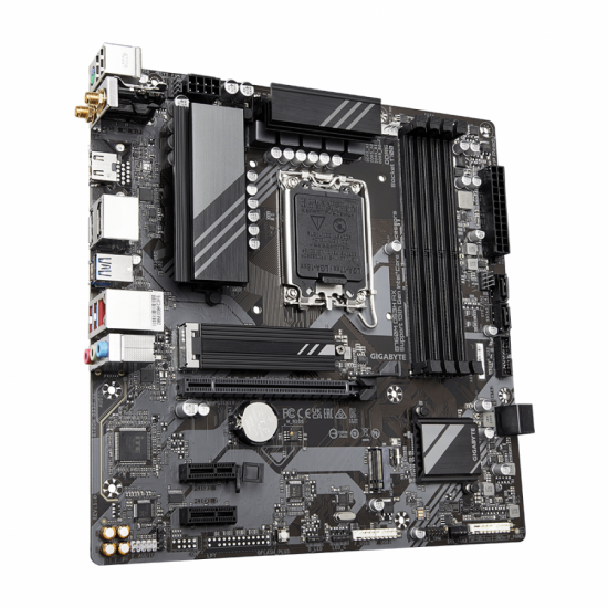 Дънна платка GIGABYTE B760M DS3H AX, socket 1700, ATX 4xDDR4, WIFI 6E, PCIe 4.0 Дънна платка GIGABYTE B760M DS3H AX, socket 1700, ATX 4xDDR4, WIFI 6E, PCIe 4.0