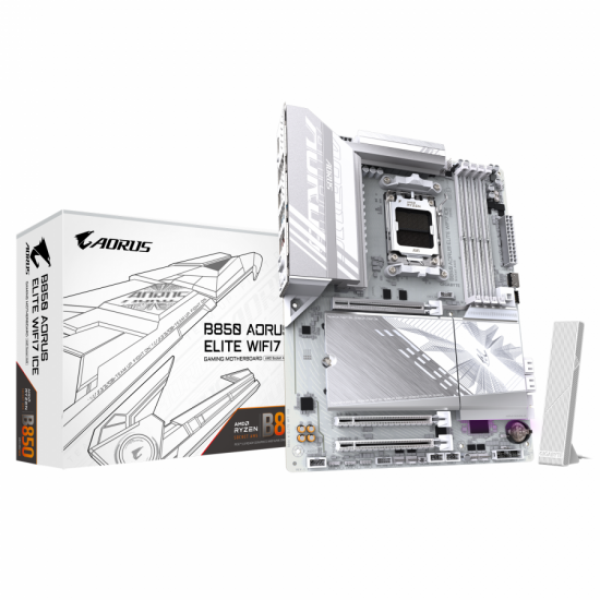 Дънна платка GIGABYTE B850 AORUS ELITE ICE WIFI7 socket AM5 Дънна платка GIGABYTE B850 AORUS ELITE ICE WIFI7 socket AM5