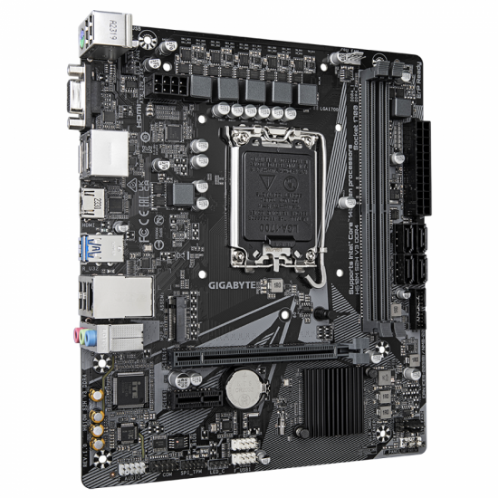 Дънна платка GIGABYTE H610M-S2H V3 DDR4, socket 1700, Micro ATX Дънна платка GIGABYTE H610M-S2H V3 DDR4, socket 1700, Micro ATX