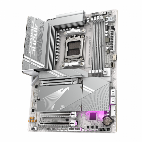 Дънна платка GIGABYTE X870 AORUS ELITE ICE WIFI 7, Socket AM5 Дънна платка GIGABYTE X870 AORUS ELITE ICE WIFI 7, Socket AM5
