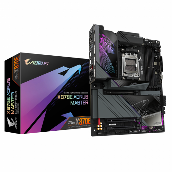 Дънна платка GIGABYTE X870E AORUS MASTER, Socket AM5 Дънна платка GIGABYTE X870E AORUS MASTER, Socket AM5