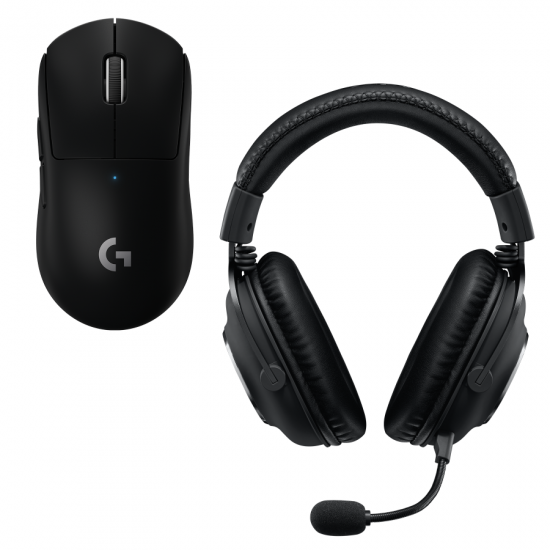 Бъндъл Геймърска мишка Logitech G Pro X Superlight и Слушалки Logitech G Pro Бъндъл Геймърска мишка Logitech G Pro X Superlight и Слушалки Logitech G Pro