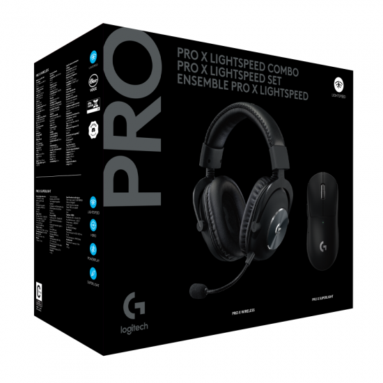 Бъндъл Геймърска мишка Logitech G Pro X Superlight и Слушалки Logitech G Pro Бъндъл Геймърска мишка Logitech G Pro X Superlight и Слушалки Logitech G Pro