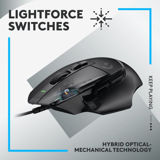 Бъндъл Геймърска мишка Logitech G502 X, Жична + Подложка за Мишка G240 Бъндъл Геймърска мишка Logitech G502 X, Жична + Подложка за Мишка G240