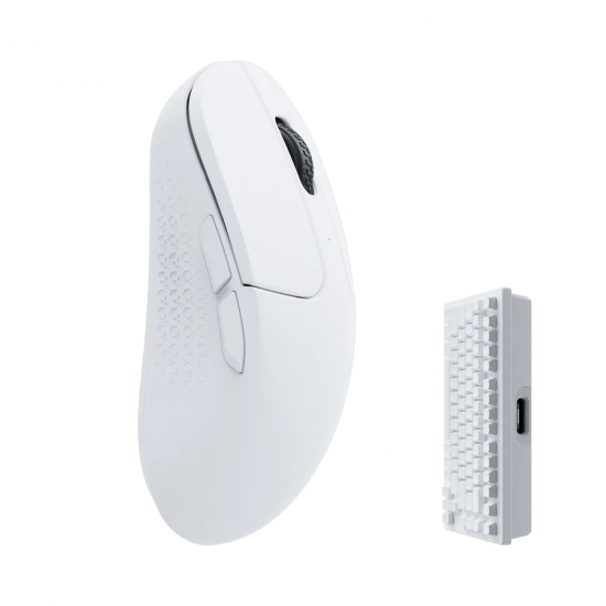 Геймърска Безжична мишка Keychron M3 Mini 4000Hz, Matte White Геймърска Безжична мишка Keychron M3 Mini 4000Hz, Matte White
