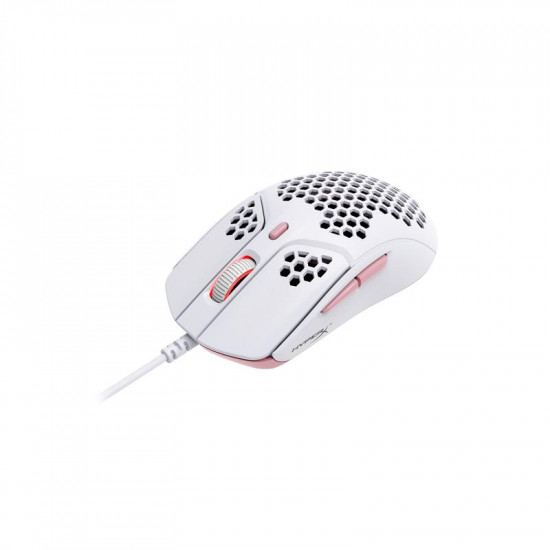 Геймърска мишка HyperX Pulsefire Haste, RGB, USB 2.0, Бял/Розов Геймърска мишка HyperX Pulsefire Haste, RGB, USB 2.0, Бял/Розов