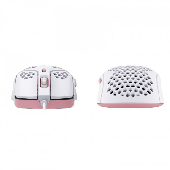 Геймърска мишка HyperX Pulsefire Haste, RGB, USB 2.0, Бял/Розов Геймърска мишка HyperX Pulsefire Haste, RGB, USB 2.0, Бял/Розов