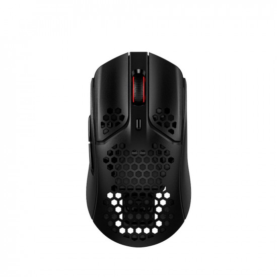 Геймърска мишка HyperX Pulsefire Haste Wireless, RGB, USB, Черен/Червен