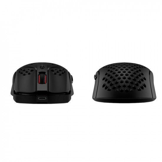 Геймърска мишка HyperX Pulsefire Haste Wireless, RGB, USB, Черен/Червен
