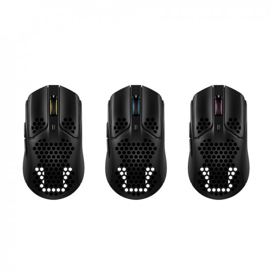 Геймърска мишка HyperX Pulsefire Haste Wireless, RGB, USB, Черен/Червен