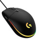 Геймърска мишка Logitech G203, Оптична (8000 dpi), USB, RGB, Черна Геймърска мишка Logitech G203, Оптична (8000 dpi), USB, RGB, Черна
