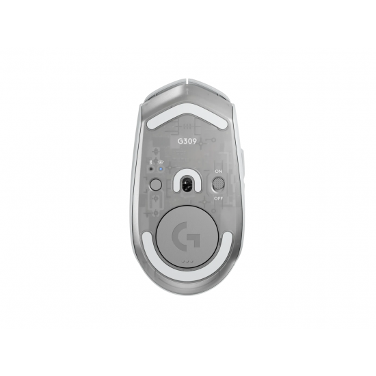 Геймърска мишка Logitech G309 White Lightspeed Wireless