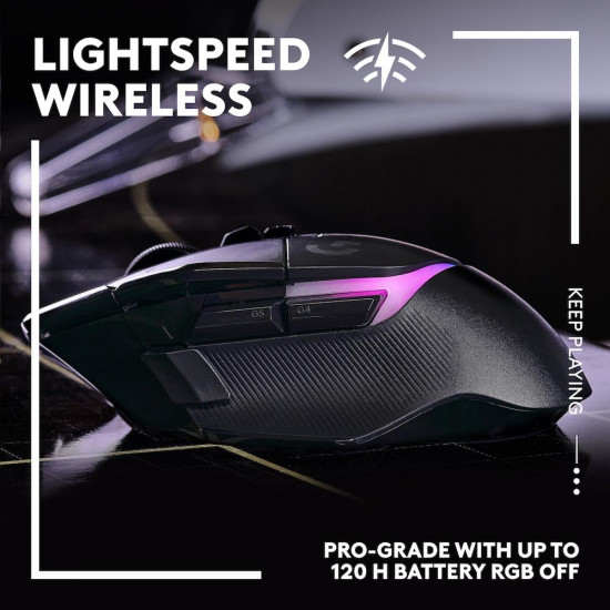 Геймърска мишка Logitech G502 X Plus Black Lightsync RGB Геймърска мишка Logitech G502 X Plus Black Lightsync RGB