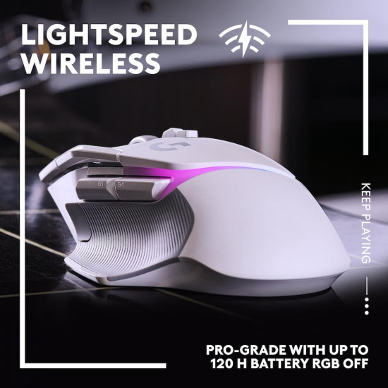 Геймърска мишка Logitech G502 X Plus White Lightsync RGB Геймърска мишка Logitech G502 X Plus White Lightsync RGB