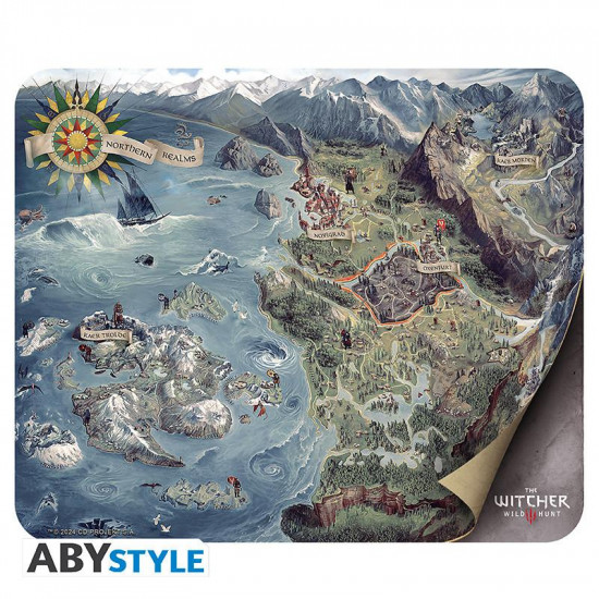 Геймърски пад ABYSTYLE THE WITCHER - World map Геймърски пад ABYSTYLE THE WITCHER - World map
