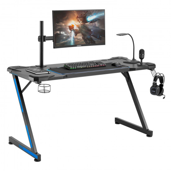 Геймърско бюро Nemesis II - Black/Blue Геймърско бюро Nemesis II - Black/Blue