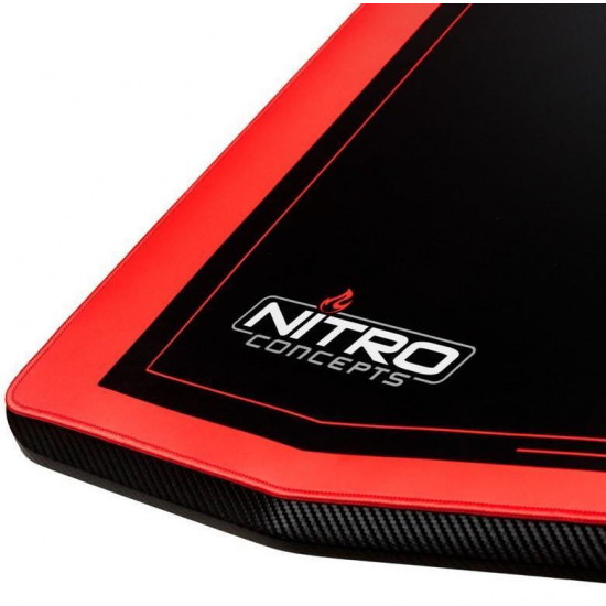Геймърско бюро Nitro Concepts D16E, Carbon Red, Електрическо управление на височина Геймърско бюро Nitro Concepts D16E, Carbon Red, Електрическо управление на височина
