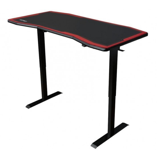 Геймърско бюро Nitro Concepts D16E, Carbon Red, Електрическо управление на височина Геймърско бюро Nitro Concepts D16E, Carbon Red, Електрическо управление на височина