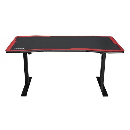 Геймърско бюро Nitro Concepts D16E, Carbon Red, Електрическо управление на височина Геймърско бюро Nitro Concepts D16E, Carbon Red, Електрическо управление на височина